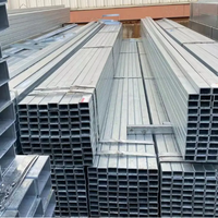 Tube carré en acier galvanisé économique 1020, 1022, 1025 pour structure d'équipement de terrain de jeu