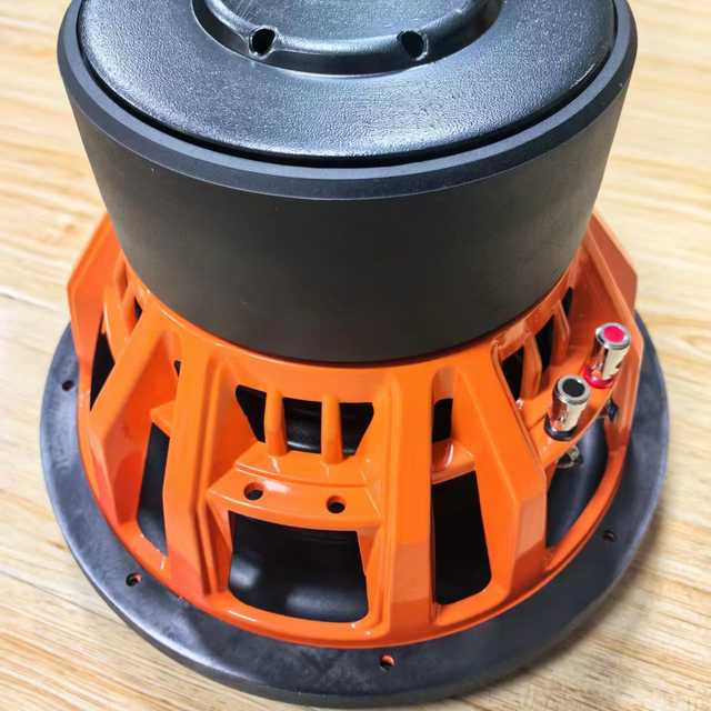 12-inch High-power Subwoofer Car Subwoofer Speaker with an Orange Frame Car Speaker OEM/ODM