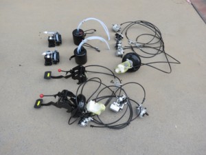 Bộ phận lắp ráp cầu trước dẫn động thẳng, hệ thống lái điện, khung gầm máy kéo điện cho xe điện bốn bánh mới - Product Image 4