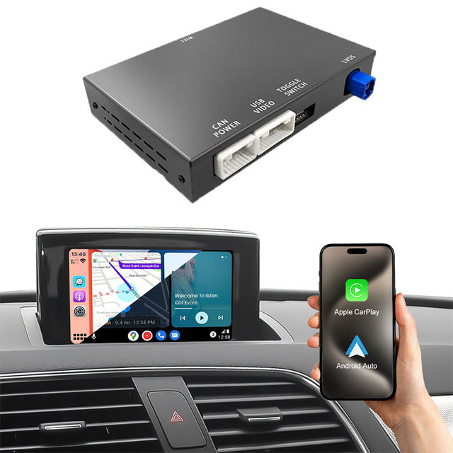 Rhythm CarPlay Wireless Adapter MIB/MIB2/MMI 3G RMC Plug & Play Android Auto Interface Car Display for Audi