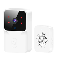 Mini caméra USB récepteur Vision nocturne M6 interphone moniteur caméra voix sans fil Wifi sonnette vidéo intelligente avec batterie