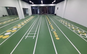 Revêtement de sol en caoutchouc insonorisant de 8 mm pour salle de sport, <span class=keywords><strong>tapis</strong></span> de <span class=keywords><strong>fitness</strong></span> anti-vibrations pour entraînement à domicile en étage - Product Image 2