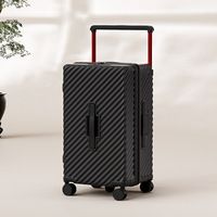 Valises de voyage d'affaires multifonctionnelles légères à 4 roues en ABS avec poignée large et grande capacité, à code, pour le transport à main