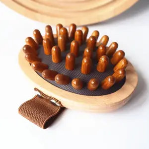 Hair Scalp Massager Brush Massage Wood Tools Bath Accessories Wholesale Scalp Scrub