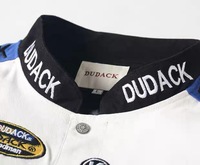 Ventes en gros de vestes bomber en coton vintage avec logo brodé, taille plus, pour hommes, style course automobile Nascar