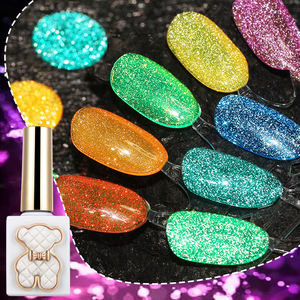 ZRKGEL, juego de esmaltes de <span class=keywords><strong>uñas</strong></span> de Gel con purpurina de neón de alta calidad, 24 colores, brillo, rosa, rojo, azul, <span class=keywords><strong>verde</strong></span>, amarillo, naranja, gel de manicura UV - Product Image 3