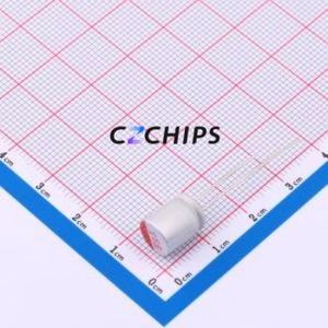 Condensador Sólido HG1H107M0810PC, Componente de Montaje en Orificio (THT), D8xL10.5mm 100uF 20% 50V 3.5mm - Product Image 1