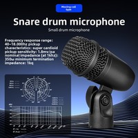 Microphone professionnel pour batterie de jazz et instruments de musique, idéal pour les performances sur scène