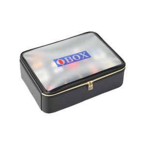 Caja de Almacenamiento de Maquillaje Qihui con Cajones, Cierre de Cremallera Transparente, Organizador de Cosméticos para Almacenamiento en el Hogar, Primavera 2025 - Product Image 1