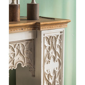 Table de hall en bois blanc, <span class=keywords><strong>reproduction</strong></span> antique, console, fabriquée en Chine, meubles de style européen - Product Image 4