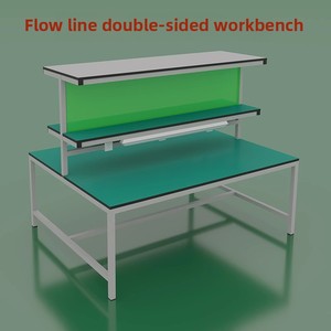Nouvelle table de travail antistatique pour atelier, ligne d'assemblage, exploitation d'usine, inspections en laboratoire, banc de travail, maintenance, éclairage - Product Image 2