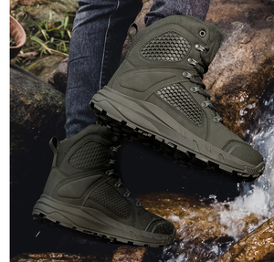 Botas tácticas DF727 AS33 en negro, caqui, verde, café, verde salvia y negro para entrenamiento y caza. - Product Image 4