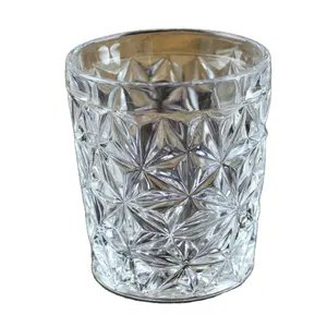 10 oz graver jolie fleur de glace verre tasses à vin classique peut gobelet Martell whisky pour club de fête