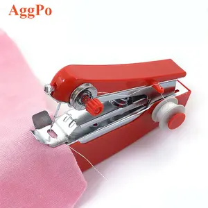 Small sewing machine home manual pocket sewing machine mini travel portable  multifunctional tailoring machine 