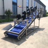 Automatische roterende blaasdroger voor verpakte producten en voedselverpakkingen, droogmachine van roestvrij staal