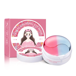 Private label custom design due-colore degli occhi di patch per le occhiaie e occhi gonfi - Product Image 1