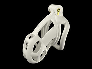 Dispositif de chasteté pour homme, noir, respirant, avec verrouillage du pénis, pour adulte - Product Image 6