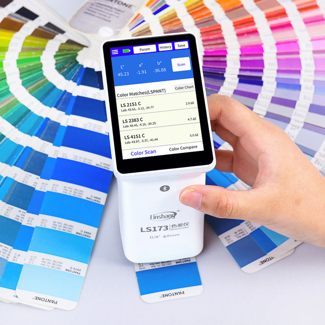 LS173 D/8 Digital Colormeter Portable Colorimeter Price Paint Color Meter Handheld RGB Colorimeter for Color Measurement