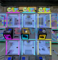 Machine de jeu à pince commerciale à monnayeur, modèle 'Clip and Win', prix USA pour salles d'enfants et entreprises de jeux d'arcade