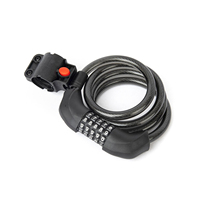 Antivol de chaîne de vélo compact et portable avec maillons en acier renforcé et code numérique réglable pour vélos électriques et vélos pliants