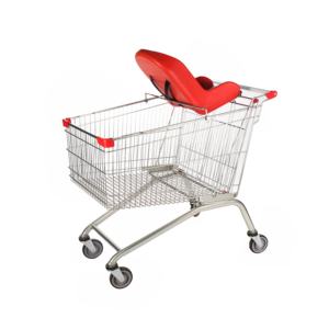 Carrito plegable de metal para supermercado, carrito de compras con asiento para ancianos, carrito de compras, carrito de compras plegable - Product Image 6