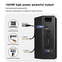 Amplificateur numérique interne GAP-1500BT 1500W 4ohm avec Bluetooth, module amplificateur de puissance USB, carte de subwoofer classe D