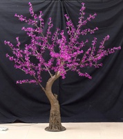 Outdoor IP65 Wasserdichte Weihnachts-Garten-Landschaftsdekoration Luxuriöser LED-Kirschblütenbaum-Lichterkette mit 2m Länge