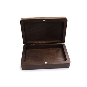 Wooden Handicraft <b>Box</b> Rectangular Walnut Hinged Storage <b>Box</b> for Keys Lipstick <b>Cards</b> - Product Image 3