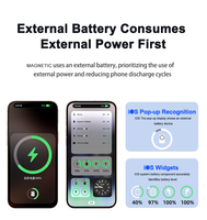 Batería Externa Inalámbrica Personalizada con Logotipo, Mini 5000mah, 10000mah, Magnética, Carga Rápida, 5000 10000 Mah