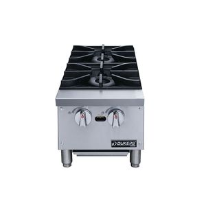 DB Commercial Stainless Steel <b>Gas</b> Hotplate Cooktop Two Lift-Off Burners Electric Power Source Electronic <b>Ignition</b> for Cooking - Product Image 2