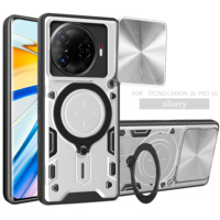 Coque de téléphone antichoc en TPU dur magnétique pour Tecno Camon 30S Pro 4G Camon 20 Pova 6 Spark Go 2025