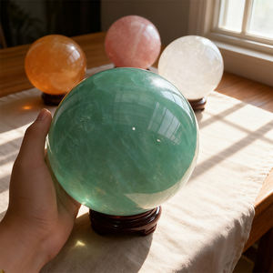 Ural aturaHealing oliolished ARGE Ink ryose rytallper Asper Stone emstone Lear uartz here phere eeode todos para la ecoración - Product Image 3