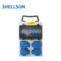 Boîtier combiné de prises multi-prises industrielles de protection contre les fuites ABS étanche OEM