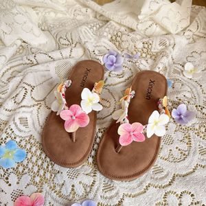 Sandalias de Plataforma con Pedrería para Mujer, Estilo Verano, Nuevas, con Tacón de Cuña, Antideslizantes, para Playa - Product Image 5