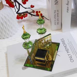 Islamic Kaaba Glass <b>Statue</b> - Durable and Reusable Holiday Souvenir Small/Large Size for Indoor Use at Factory Price - Product Image 1