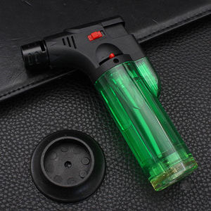 Encendedor de <span class=keywords><strong>Gas</strong></span> de Plástico Recto, Resistente al Viento, Llama Fuerte, para Cigarrillos, Camping <span class=keywords><strong>y</strong></span> Barbacoa, en Oferta - Product Image 6