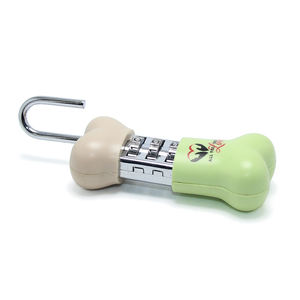 Serrure à code à 3 chiffres en forme d'os de chien pour sac à main, cadenas de voyage, cadenas pour sac de sport, cadenas à combinaison personnalisée, cadeaux promotionnels - Product Image 6