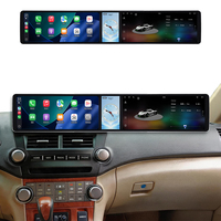 MOOKAKA 12.3 + 4.99+12.3" Radio pour Toyota Highlander 2009-2014 Android15 Navigation GPS Écran interactif Carplay sans fil