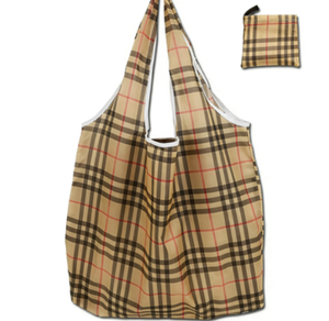 Bolsa de Compras de Tela Floral de Poliéster Ecológica Plegable para Regalos Publicitarios al por Mayor - Product Image 1