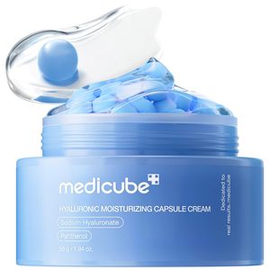 Medicube Capsule <span class=keywords><strong>Cream</strong></span> met langdurige hydraterende barrièreverzorging, kalmerende dagelijkse gezichtscrème voor alle huidtypen, Koreaanse huidverzorging - Product Image 1