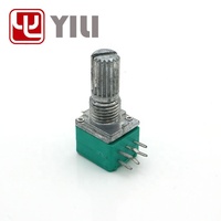 Potentiomètre rotatif double 9 mm 6 broches Alpha Alps CTS 100K 50K 10K