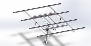 Système de suivi <span class=keywords><strong>solaire</strong></span> à double axe 3 kW pour 6 panneaux photovoltaïques, <span class=keywords><strong>kit</strong></span> de support de suivi <span class=keywords><strong>solaire</strong></span> automatique à 2 axes pour montage au sol - Product Image 5
