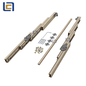 LangCheng Herrajes Para Muebles meccanismo del tavolo allungabile con guida scorrevole telescopica in lega di alluminio - Product Image 2