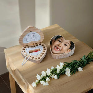 Caja de Almacenamiento de Dientes de Leche Personalizada Uionen, Caja de Madera para Guardar Dientes, Regalo de Recuerdo - Product Image 6