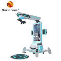 Gagner de l'argent avec les jeux de parc d'attractions, jeux de tir en réalité virtuelle en libre-service, jeu de tir VR à 360 degrés, 9D, 220V, cinéma POWER Park en intérieur