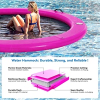 Vente flash : hamac flottant gonflable ergonomique pour adultes et enfants, idéal pour les jeux aquatiques en lac, rivière ou bord de mer