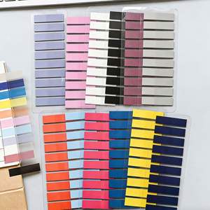 Notas Adhesivas Multicolor de Color Sólido, 12 Estilos Disponibles, 200 Hojas Cada Uno, Aptas para Oficina, Estudio y Notas - Product Image 6