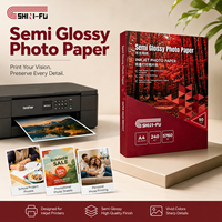 Papier photo satiné professionnel en vrac, papier photo brillant pour photos, feuilles de papier photo brillant
