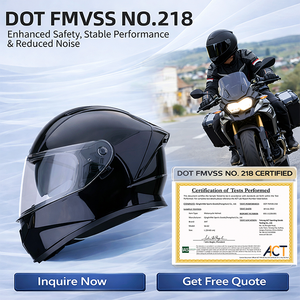 Cascos de Motocicleta Integrales de Carreras ABS Universales con Certificación DOT Precio de Fábrica al Por Mayor Seguros OEM ODM - Product Image 6