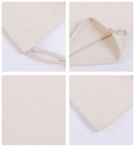 Eco Friendly Custom <b>Canvas</b> <b>Drawstring</b> <b>Bag</b> Reusable <b>Canvas</b> String <b>Bag</b> Durable Custom String <b>Bag</b> for Shopping Gift Giving - Product Image 4